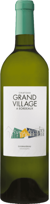 19,95 € | Vino blanco Château Grand Village A.O.C. Bordeaux Burdeos Francia Sauvignon Blanca, Sémillon 75 cl