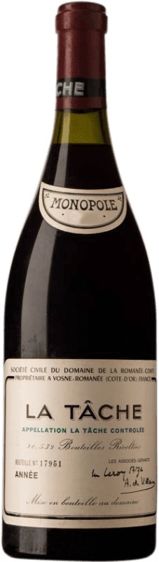 3 069,95 € | Red wine Romanée-Conti 1989 A.O.C. La Tâche Burgundy France Pinot Black Bottle 75 cl