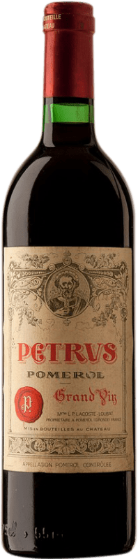 7 446,95 € | Vino rosso Château Petrus 1982 A.O.C. Pomerol bordò Francia Merlot, Cabernet Franc 75 cl