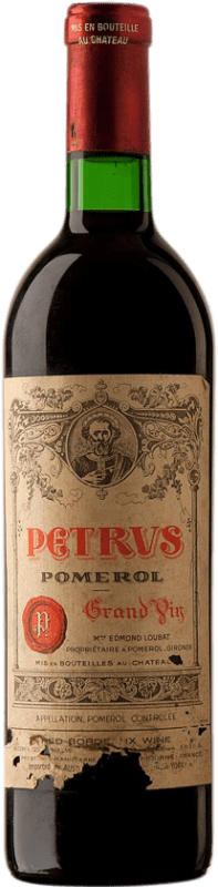 2 634,95 € | Vino rosso Château Petrus 1971 A.O.C. Pomerol bordò Francia Merlot, Cabernet Franc 75 cl