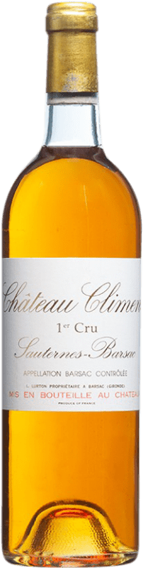 免费送货 | 白酒 Château de Climens 1976 A.O.C. Barsac 波尔多 法国 Sémillon 75 cl