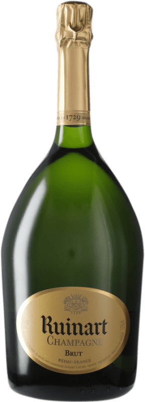 Kostenloser Versand | Weißer Sekt Ruinart Brut A.O.C. Champagne Champagner Frankreich Spätburgunder, Chardonnay, Pinot Meunier Magnum-Flasche 1,5 L