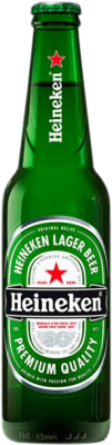 ビール Heineken 3分の1リットルのボトル 33 cl