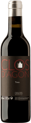 Free Shipping | Red wine Clos d'Agon D.O. Catalunya Catalonia Spain Syrah, Cabernet Sauvignon, Cabernet Franc Half Bottle 37 cl