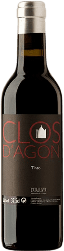 29,95 € Spedizione Gratuita | Vino Rosso Clos d'Agon D.O. Catalunya Mezza Bottiglia 37 cl