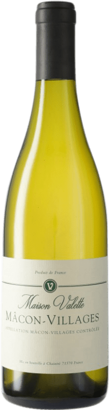 Бесплатная доставка | Белое вино Valette A.O.C. Mâcon-Villages Бургундия Франция Chardonnay 75 cl