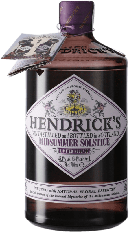 Бесплатная доставка | Джин Hendrick's Gin Midsummer Solstice Шотландия Объединенное Королевство 70 cl