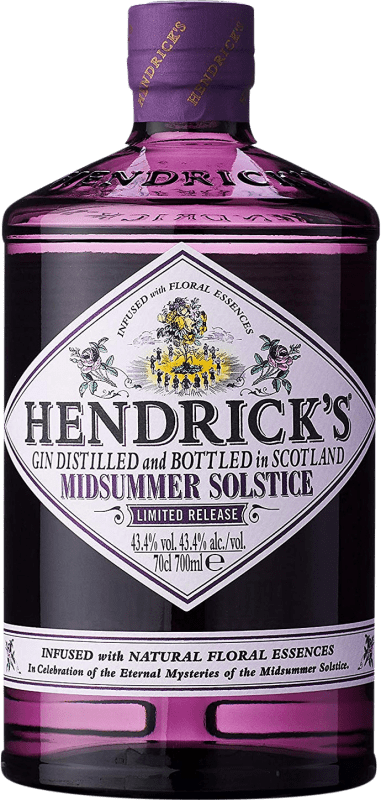 Бесплатная доставка | Джин Hendrick's Gin Midsummer Solstice Шотландия Объединенное Королевство 70 cl