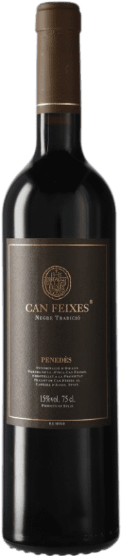 13,95 € Free Shipping | Red wine Huguet de Can Feixes Negre Tradició D.O. Penedès Catalonia Spain Bottle 75 cl