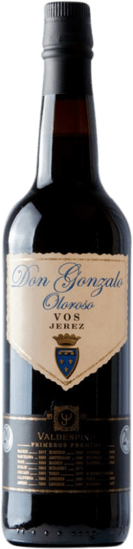 Free Shipping | Fortified wine Valdespino Oloroso Don Gonzalo Vinum Optimum Signatum Very Old Sherry VOS D.O. Jerez-Xérès-Sherry Andalusia Spain Palomino Fino 75 cl