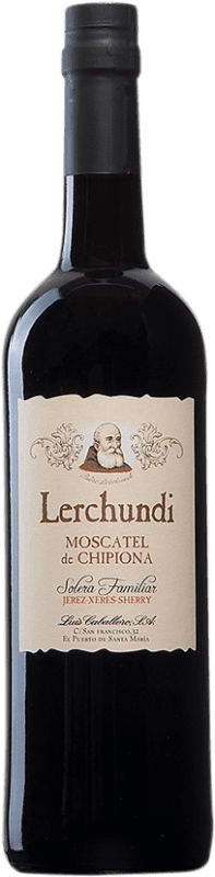 Kostenloser Versand | Süßer Wein Caballero Padre Lerchundi de Chipiona D.O. Jerez-Xérès-Sherry Andalusien Spanien Muskat 75 cl