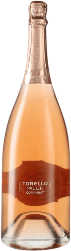 31,95 € Envio grátis | Espumante rosé Torelló Pàl·lid Rosé Brut Corpinnat Garrafa Magnum 1,5 L