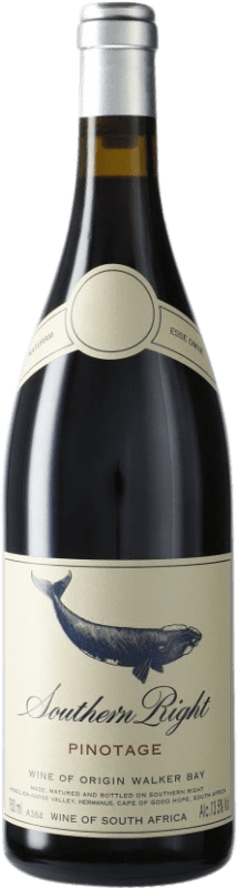 Бесплатная доставка | Красное вино Southern Right I.G. Swartland Swartland Южная Африка Pinotage 75 cl