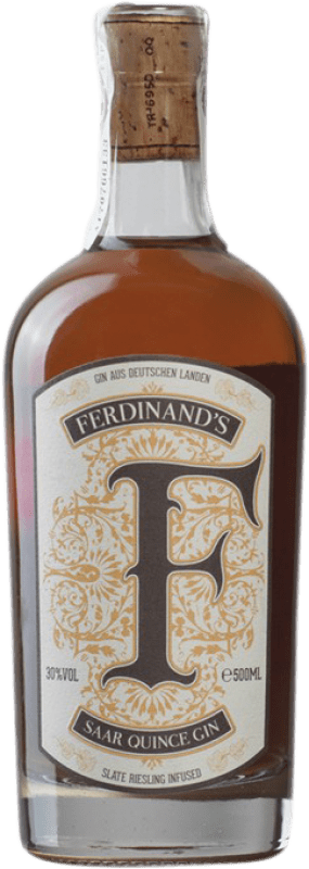 58,95 € Kostenloser Versand | Genever Gin Ferdinand's Saar Quince Medium-Flasche 50 cl