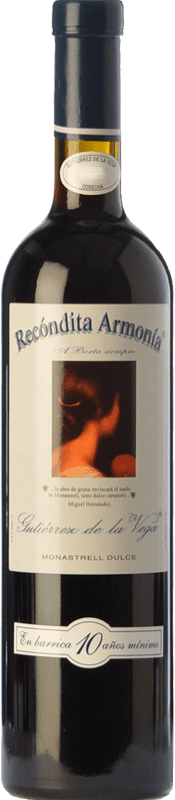 Envoi gratuit | Vin rouge Gutiérrez de la Vega Recóndita Armonía Fondillón D.O. Alicante Espagne Monastrell Bouteille Medium 50 cl