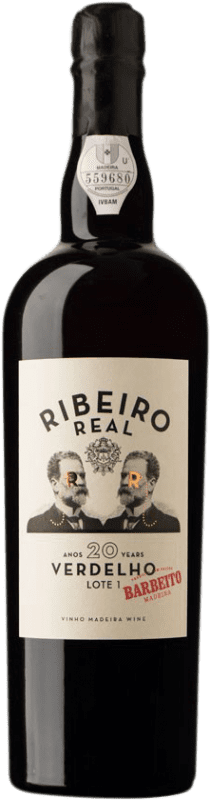 Free Shipping | Fortified wine Barbeito Ribeiro Real I.G. Madeira Madeira Portugal Verdello 20 Years 75 cl