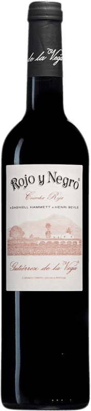 Free Shipping | Red wine Gutiérrez de la Vega Rojo y Negro D.O. Alicante Spain Muscat 75 cl