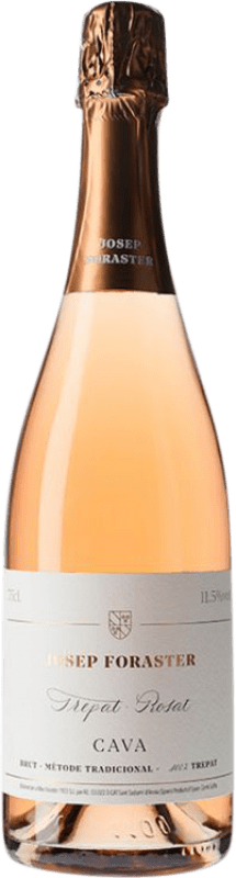 11,95 € | Rosé sparkling Josep Foraster Rosat Brut Reserva D.O. Cava Spain Trepat Bottle 75 cl