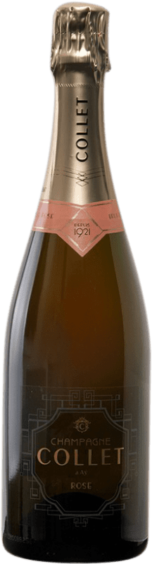 Envío gratis | Espumoso rosado Mas Collet Rosé A.O.C. Champagne Champagne Francia Pinot Negro, Chardonnay, Pinot Meunier 75 cl