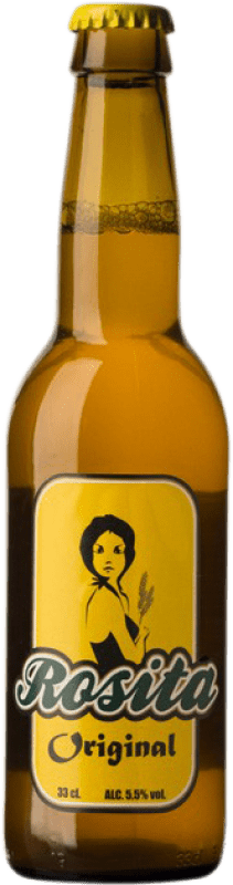 Kostenloser Versand | Bier Pamela Geddes Rosita Spanien Drittel-Liter-Flasche 33 cl