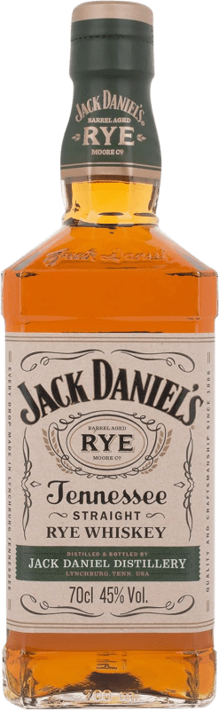 Envio grátis | Whisky Bourbon Jack Daniel's Rye Tennessee Estados Unidos 70 cl