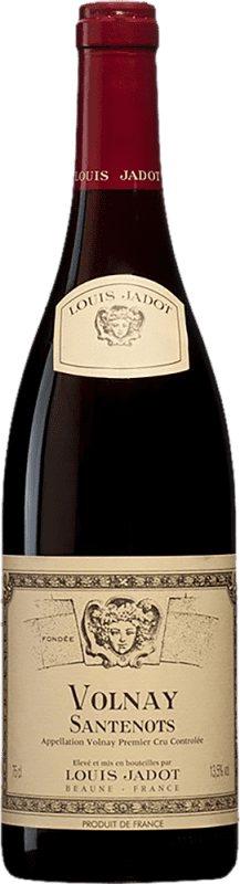 Free Shipping | Red wine Louis Jadot Santenots Premier Cru A.O.C. Volnay Burgundy France Pinot Black 75 cl