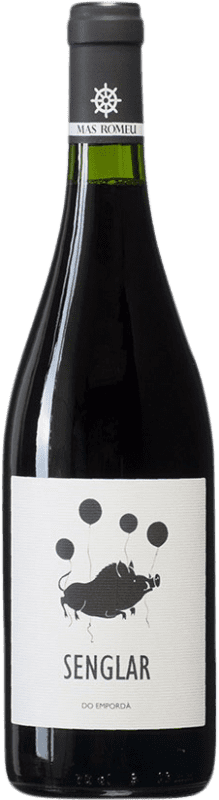 12,95 € | Red wine Mas Romeu Senglar D.O. Empordà Catalonia Spain Merlot, Grenache Tintorera, Samsó 75 cl