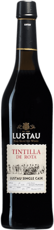 Бесплатная доставка | Крепленое вино Lustau Single Cask D.O. Jerez-Xérès-Sherry Андалусия Испания Tintilla de Rota бутылка Medium 50 cl