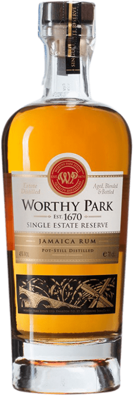 Free Shipping | Rum Worthy Park Single Estate Reserve Jamaica 70 cl