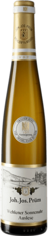 Envío gratis | Vino Blanco Joh. Jos. Prum Lange Gold — Edición Oro, Spätlese — VT Vendimia Tardía, Sonnenuhr Q.b.A. Mosel Alemania Riesling Media Botella 37 cl