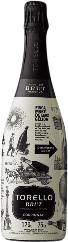 25,95 € 送料無料 | 白スパークリングワイン Torelló Special Edition Brut Corpinnat