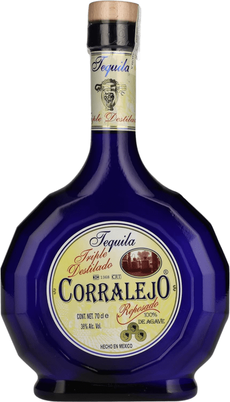 69,95 € | Tequila Corralejo Triple Destilado Jalisco Mexico Bottle 70 cl