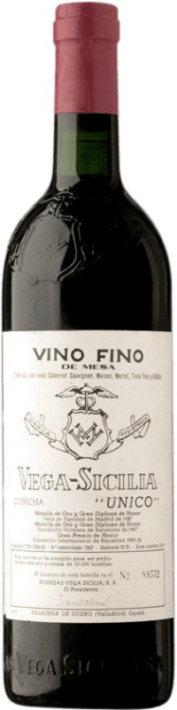 1 204,95 € | 红酒 Vega Sicilia Único 大储备 1967 D.O. Ribera del Duero 卡斯蒂利亚莱昂 西班牙 Tempranillo, Merlot, Cabernet Sauvignon 75 cl