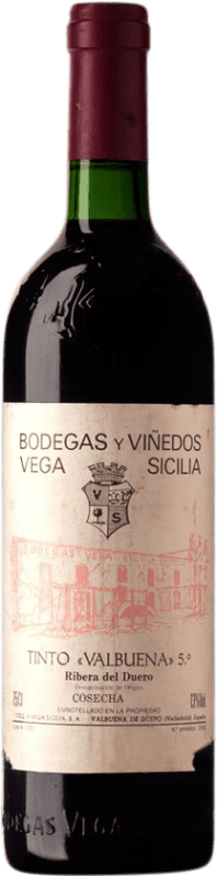 176,95 € Бесплатная доставка | Красное вино Vega Sicilia Valbuena 5º Año 1988 D.O. Ribera del Duero