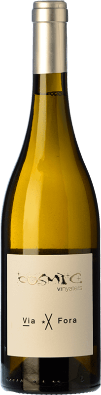 19,95 € Free Shipping | White wine Còsmic Via Fora D.O. Penedès Catalonia Spain Macabeo Bottle 75 cl