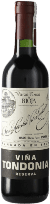 18,95 € | 红酒 López de Heredia Viña Tondonia 预订 D.O.Ca. Rioja 西班牙 Tempranillo, Grenache, Graciano, Mazuelo 半瓶 37 cl