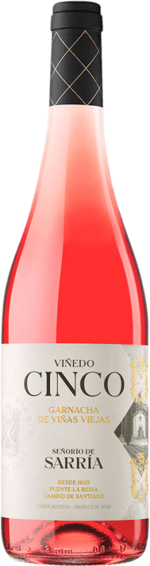 9,95 € Envío gratis | Vino Rosado Señorío de Sarría Viñedo Nº 5 D.O. Navarra