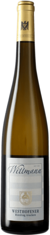 Envoi gratuit | Vin blanc Wittmann Westhofener Q.b.A. Rheinhessen Allemagne Riesling 75 cl