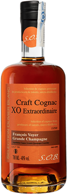 149,95 € Free Shipping | Cognac S.O.B. Craft François Voyer Extraordinaire Grande Champagne XO Extra Old A.O.C. Cognac