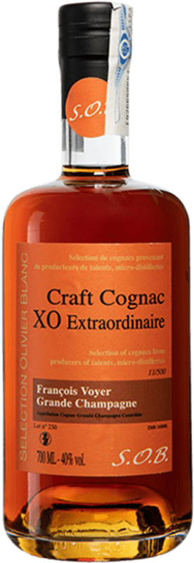 Free Shipping | Cognac S.O.B. Craft X.O. Extra Old Extraordinaire François Voyer Grande Champagne A.O.C. Cognac France 70 cl