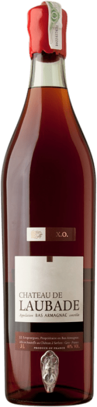 Envio grátis | Armagnac Château de Laubade XO Extra Old — Extra Velho I.G.P. Bas Armagnac França Garrafa Jeroboam-Duplo Magnum 3 L