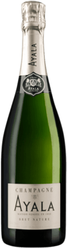 Envoi gratuit | Blanc mousseux Maison Ayala Brut Nature A.O.C. Champagne Champagne France Pinot Noir, Chardonnay, Pinot Meunier Bouteille Magnum 1,5 L