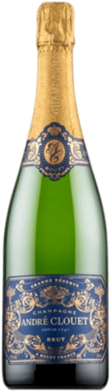 545,95 € | Weißer Sekt André Clouet Grand Cru Große Reserve A.O.C. Champagne Champagner Frankreich Pinot Schwarz Imperial-Methusalem Flasche 6 L