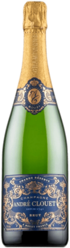 Kostenloser Versand | Weißer Sekt André Clouet Grand Cru Große Reserve A.O.C. Champagne Champagner Frankreich Spätburgunder Imperial-Methusalem Flasche 6 L