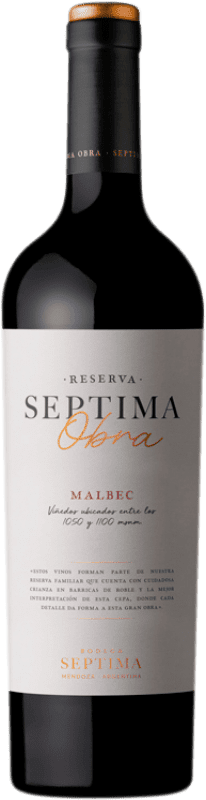 32,95 € Envio grátis | Vinho tinto Séptima Obra I.G. Mendoza