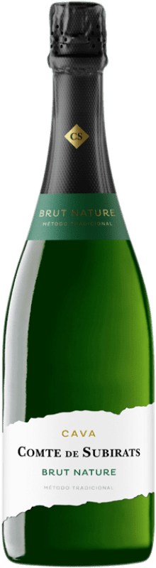 Бесплатная доставка | Белое игристое вино Vilarnau Comte de Subirats Brut Nature — Брют Натюр D.O. Cava Каталония Испания Macabeo — Макабео 75 cl