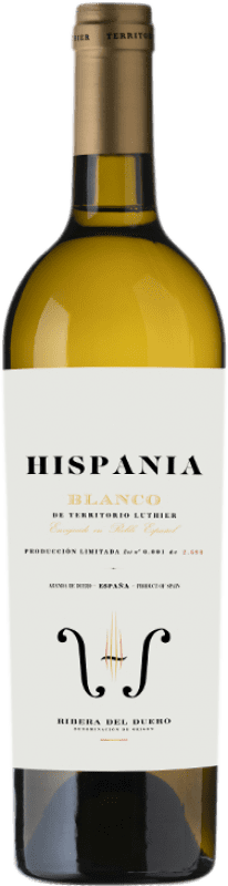 免费送货 | 白酒 Territorio Luthier Hispania Blanco D.O. Ribera del Duero 卡斯蒂利亚莱昂 西班牙 Viura, Malvasía, Albillo 75 cl