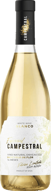 Free Shipping | White wine Campestral Velo de Flor White Aged I.G.P. Vino de la Tierra de Cádiz Andalusia Spain Palomino Fino 75 cl