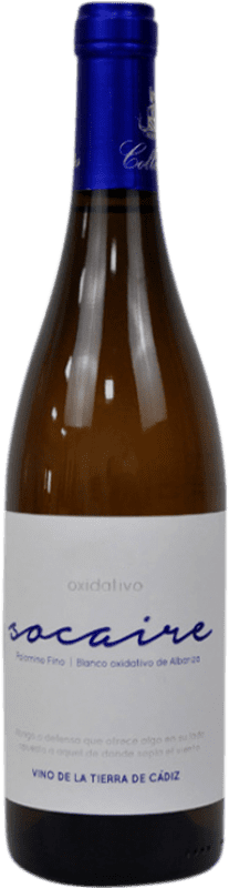 Free Shipping | White wine Primitivo Collantes Socaire Oxidativo I.G.P. Vino de la Tierra de Cádiz Andalusia Spain Palomino Fino 75 cl