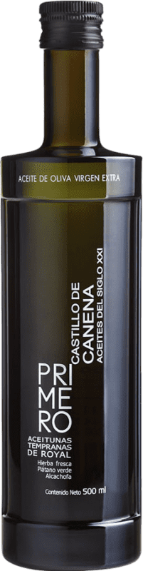 49,95 € Spedizione Gratuita | Olio d'Oliva Castillo de Canena Cosecha Temprana — Raccolta Precoce, Primero — Primo, EVO Extra Vergine Bottiglia Medium 50 cl